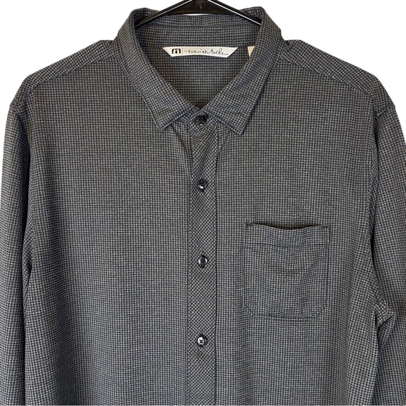 TRAVIS MATHEW ☆ Performance Golf Casual Long Sleeve Button Up Shirt - Picture 3 of 6